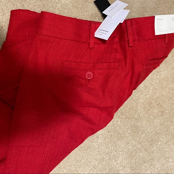 Red Trouser Pants - Picture 2 of 2